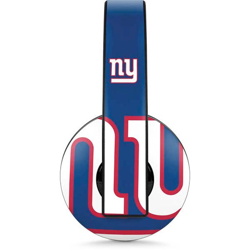 NFL New York Giants Large Logo PlayStation 4 Gold Wireless Headset Skin