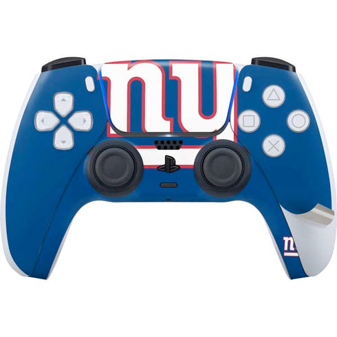 NFL New York Giants Large Logo PS5 Pro Bundle Skin