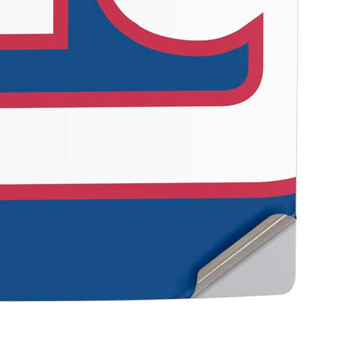 NFL New York Giants Large Logo PS5 Pro Disk Console Skin