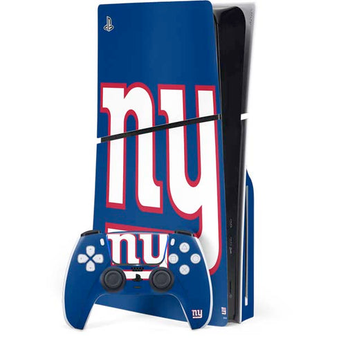 NFL New York Giants Large Logo PlayStation PS5 Skins
