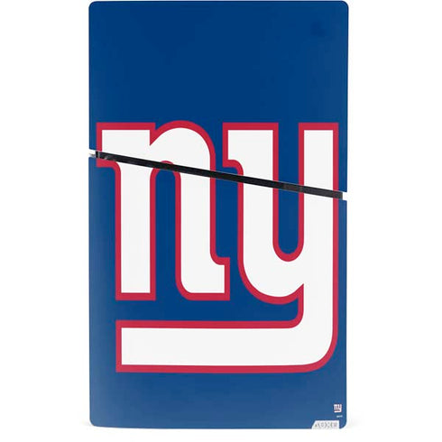 NFL New York Giants Large Logo PS5 Slim Digital Edition Console Skin