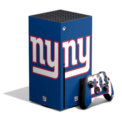 NFL New York Giants Large Logo Xbox Series X Bundle Skin