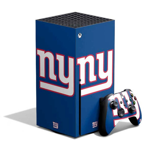 NFL New York Giants Large Logo Xbox Series X Skins