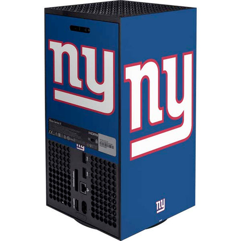 NFL New York Giants Large Logo XBox Series X Digital Edition Bundle Skin
