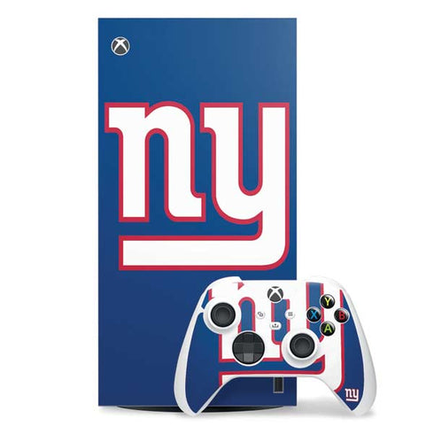 NFL New York Giants Large Logo Xbox Series X Skins