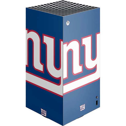 NFL New York Giants Large Logo XBox Series X Digital Edition Console Skin
