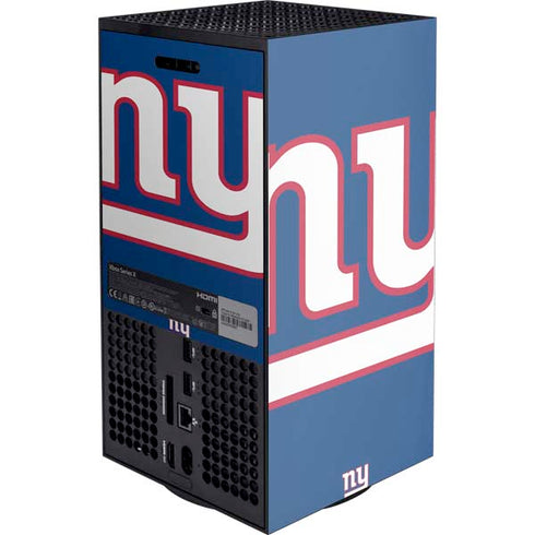 NFL New York Giants Large Logo XBox Series X Digital Edition Console Skin
