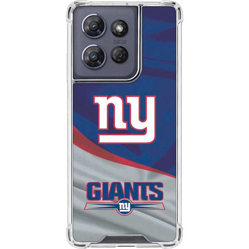 NFL New York Giants Moto G 5G (2025) Clear Case