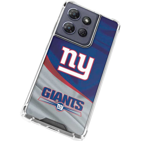 NFL New York Giants Moto G 5G (2025) Clear Case