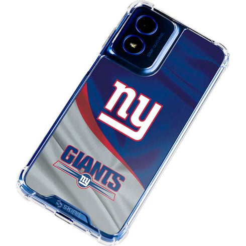 NFL New York Giants Moto G 5G (2024) Clear Case