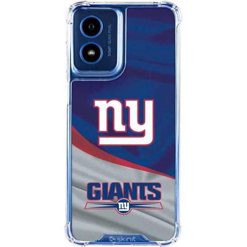 NFL New York Giants Moto G Play 4G (2024) Clear Case
