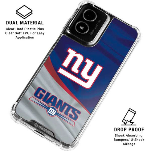 NFL New York Giants Moto G Power 5G (2024) Clear Case