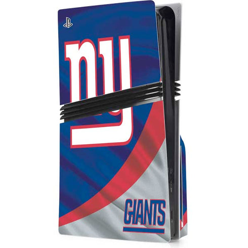 NFL New York Giants PS5 Pro Disk Console Skin