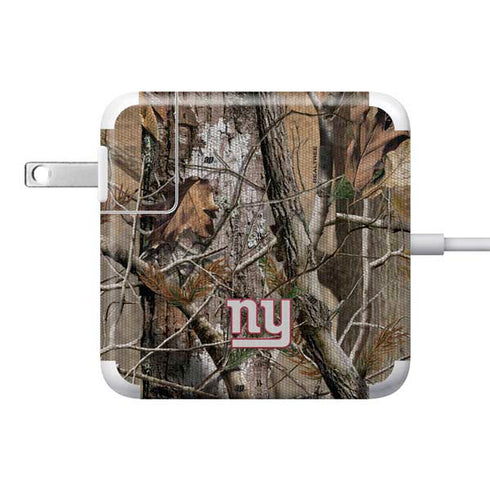 NFL New York Giants Realtree AP Camo 85W Power Adapter (15 and 17 inch MacBook Pro Charger) Skin