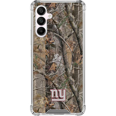 NFL New York Giants Realtree AP Camo Galaxy A16 5G Clear Case