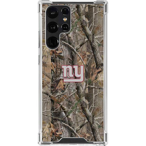 NFL New York Giants Realtree AP Camo Galaxy S23 Ultra Clear Case