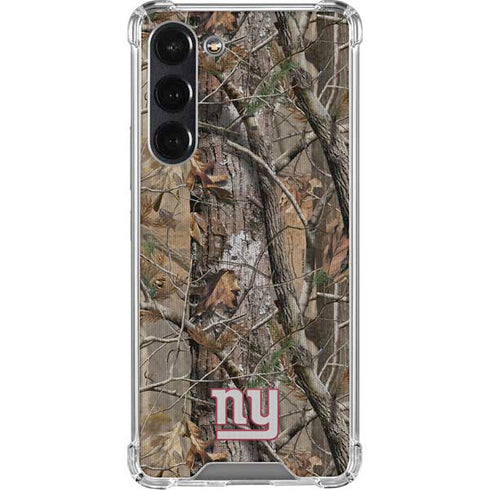NFL New York Giants Realtree AP Camo Galaxy S24 FE Clear Case