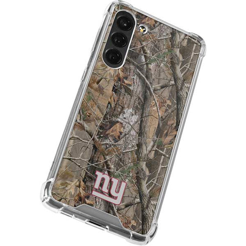 NFL New York Giants Realtree AP Camo Galaxy S24 FE Clear Case