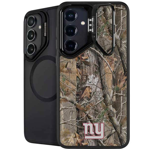 NFL New York Giants Realtree AP Camo Galaxy S24 Kickstand Case