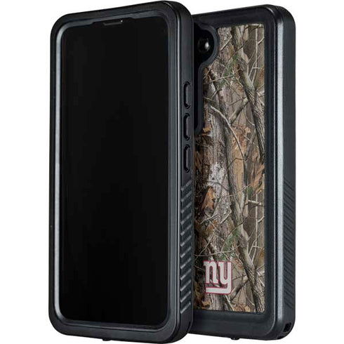 NFL New York Giants Realtree AP Camo Galaxy S24 Waterproof Case
