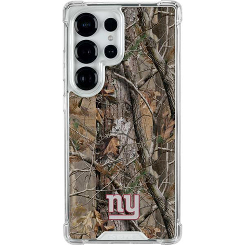 NFL New York Giants Realtree AP Camo Galaxy S25 Ultra Clear Case