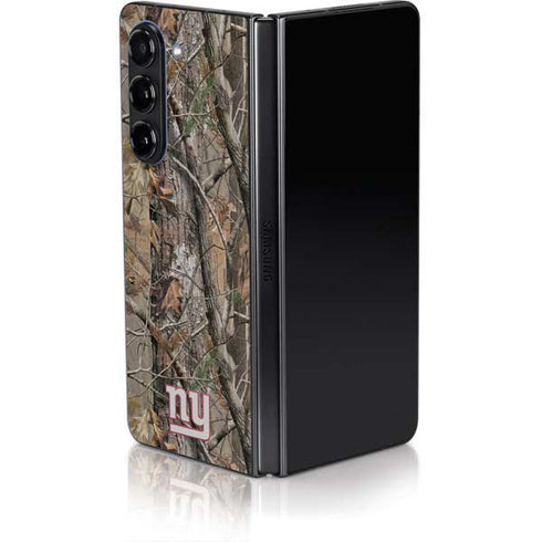 NFL New York Giants Realtree AP Camo Galaxy Z Fold5 5G Skin