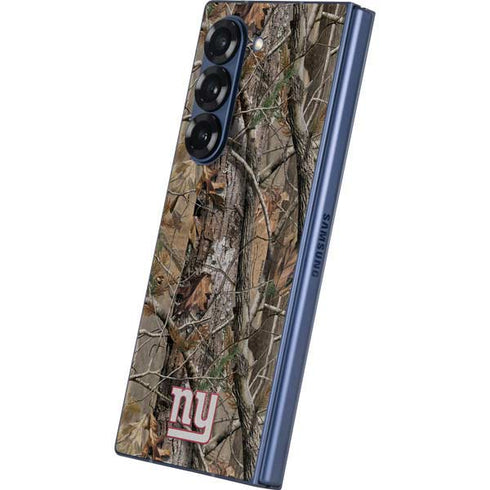 NFL New York Giants Realtree AP Camo Galaxy Z Fold6 Skin