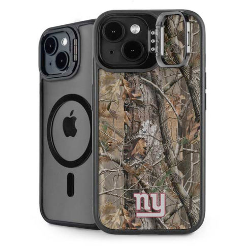 NFL New York Giants Realtree AP Camo iPhone 14 Kickstand Case
