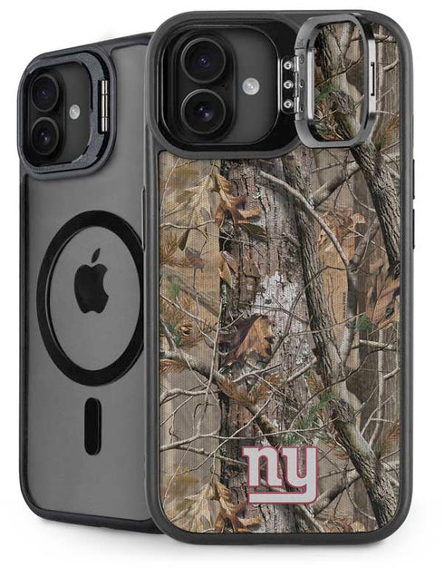 NFL New York Giants Realtree AP Camo iPhone 16 Plus Kickstand Case