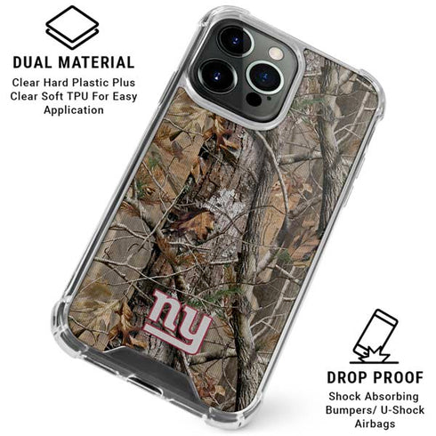 NFL New York Giants Realtree AP Camo iPhone 16 Pro Max Clear Case