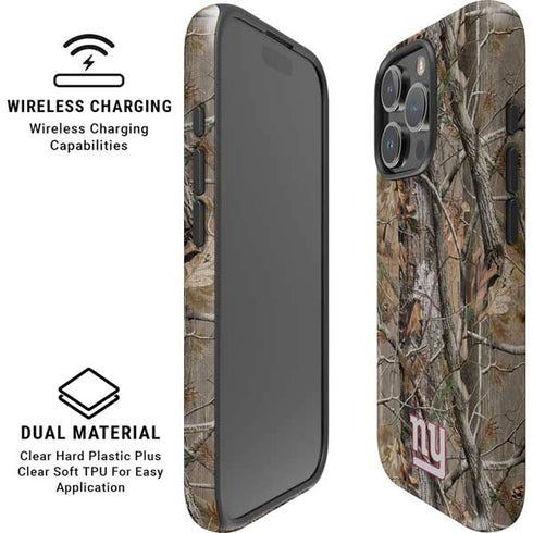NFL New York Giants Realtree AP Camo iPhone 16 Pro Max Magsafe Impact Case