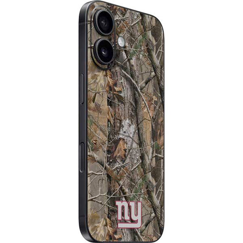 NFL New York Giants Realtree AP Camo iPhone 16 Skin