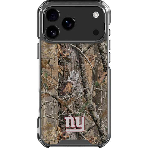 NFL New York Giants Realtree AP Camo iPhone 18 Pro Max Clear Case