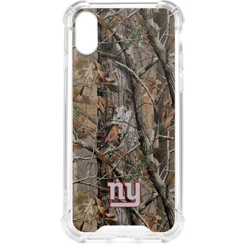 NFL New York Giants Realtree AP Camo iPhone XS Clear Case