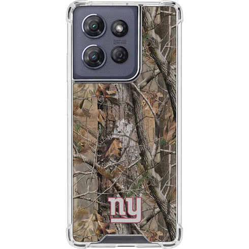 NFL New York Giants Realtree AP Camo Moto G Power 5G (2025) Clear Case