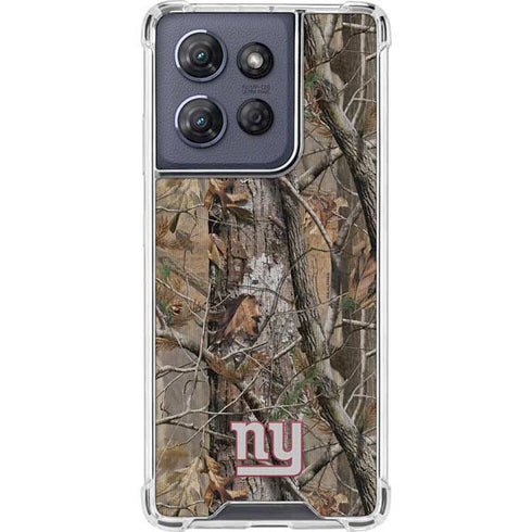 NFL New York Giants Realtree AP Camo Moto G Stylus 5G (2025) Clear Case