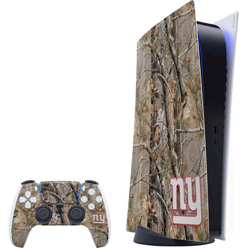 NFL New York Giants Realtree AP Camo PlayStation PS5 Skins