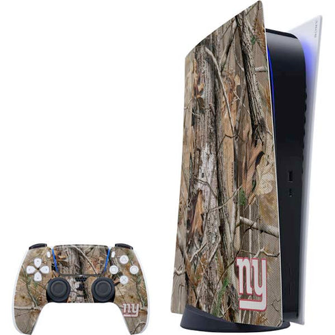 NFL New York Giants Realtree AP Camo PlayStation PS5 Skins