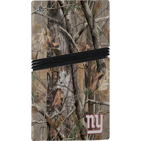 NFL New York Giants Realtree AP Camo PS5 Pro Console Skin