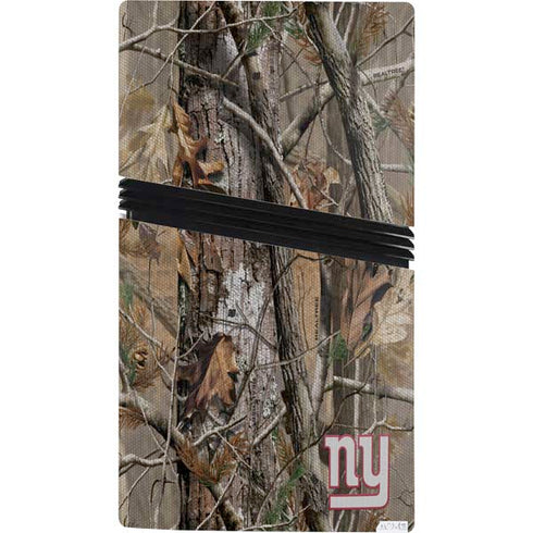 NFL New York Giants Realtree AP Camo PS5 Pro Console Skin