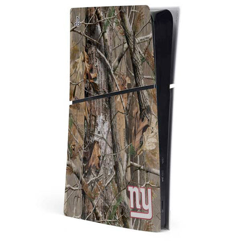 NFL New York Giants Realtree AP Camo PS5 Slim Digital Edition Console Skin