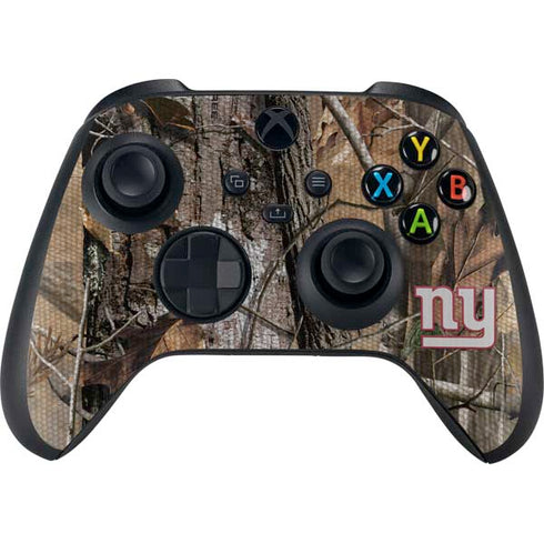 NFL New York Giants Realtree AP Camo Xbox Series X Bundle Skin