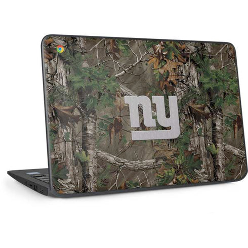 NFL New York Giants Realtree Xtra Green Camo HP Chromebook Skin