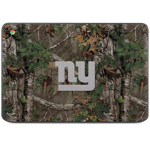 NFL New York Giants Realtree Xtra Green Camo HP Chromebook Skin