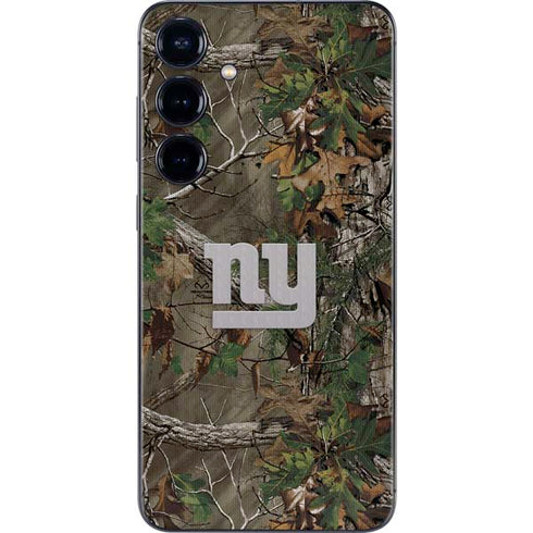 NFL New York Giants Realtree Xtra Green Camo Galaxy S25 Plus Skin