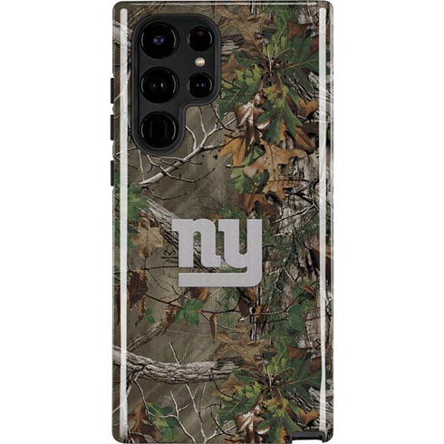 NFL New York Giants Realtree Xtra Green Camo Galaxy S25 Ultra Impact Case