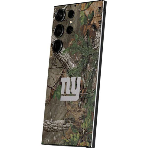 NFL New York Giants Realtree Xtra Green Camo Galaxy S25 Ultra Skin