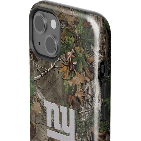 NFL New York Giants Realtree Xtra Green Camo iPhone 15 Impact Case