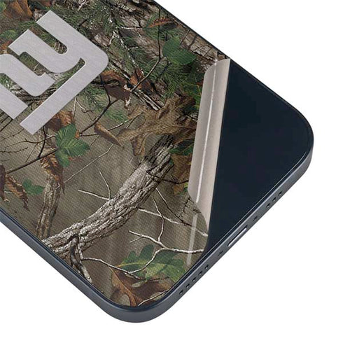 NFL New York Giants Realtree Xtra Green Camo iPhone 15 Skin