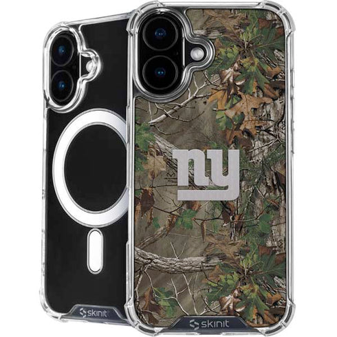 NFL New York Giants Realtree Xtra Green Camo iPhone 16 MagSafe Case
